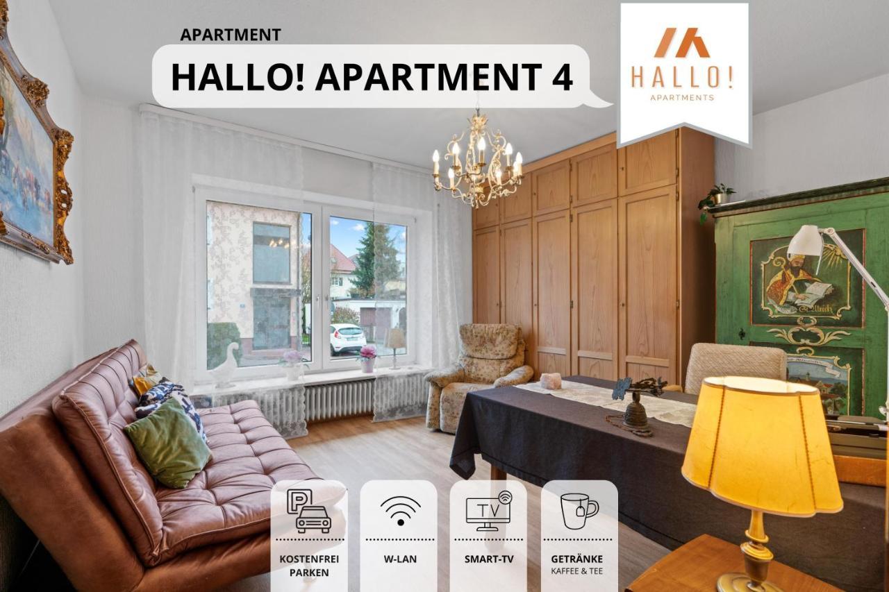 Tolle Zweiraum-Ferienwohnung In Bester Lage L Innenstadtnaehe L 1 Minute Zum Bahnhof L Tv L Free-Wlan L Keine Kueche L Willkommen Im Hallo!-Apartment 4 Bad Wörishofen Εξωτερικό φωτογραφία